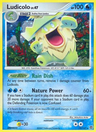 Ludicolo/132 - Holofoil Secret Wonders - Holo Rare