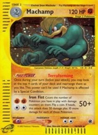 Machamp (16) - Reverse Holofoil Expedition - Holo Rare