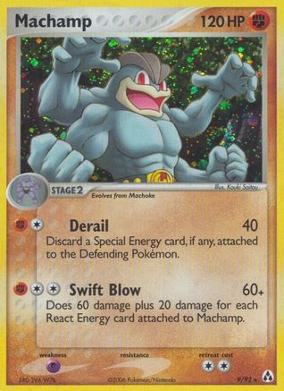 Machamp - Reverse Holofoil Legend Maker - Holo Rare