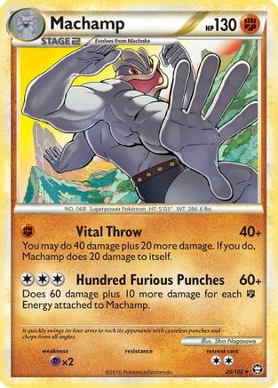 Machamp Triumphant - Rare