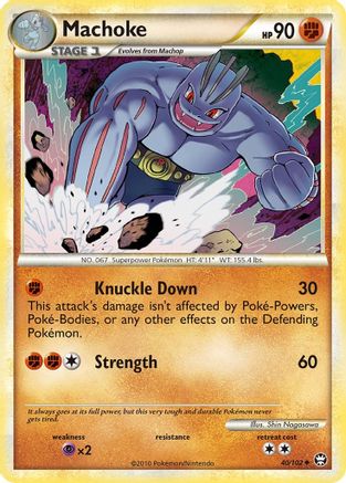 Machoke/102 Triumphant - Uncommon