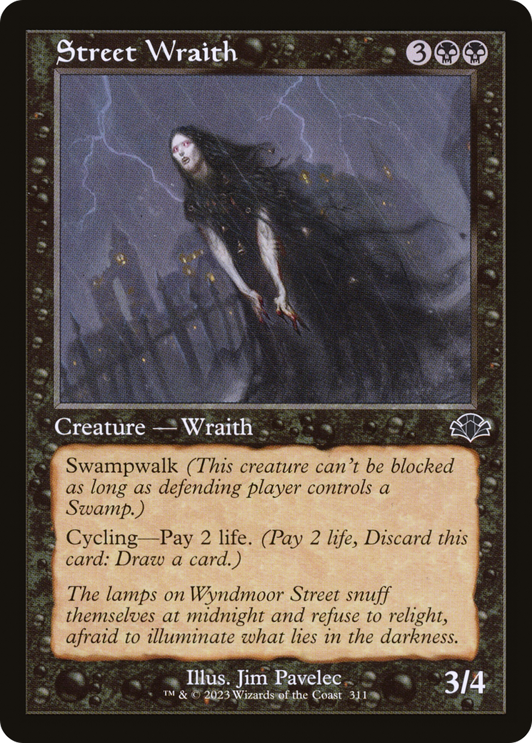 Street Wraith (Retro Frame) (DMR-311) - Dominaria Remastered