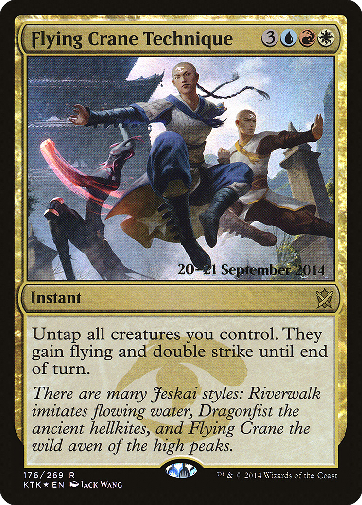 Flying Crane Technique (PRE-176S) - Khans of Tarkir Promos Foil