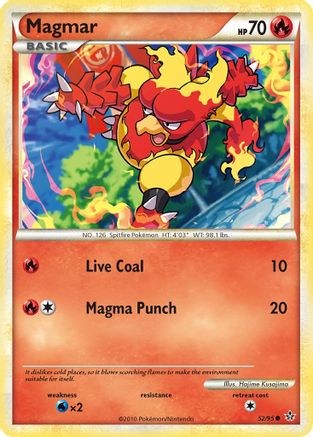 Magmar - Reverse Holofoil Unleashed - Common