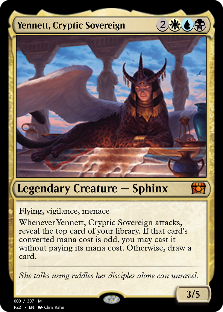 Yennett, Cryptic Sovereign (PZ2-70747) - Treasure Chest Foil