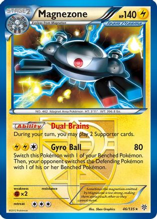 Magnezone (Team Plasma) 046/135 - Holofoil Plasma Storm - Holo Rare