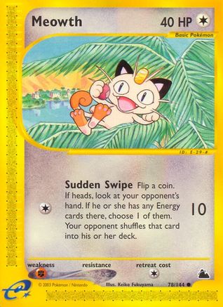 Meowth Skyridge - Common