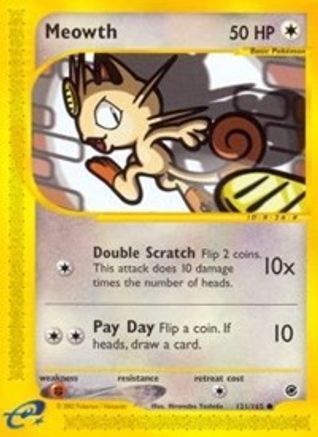 Meowth 121 Expedition - Common