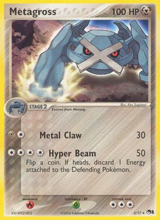 Metagross 002 - Holofoil POP Series 1 - Rare