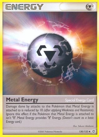 Metal Energy 130/132 - Reverse Holofoil Secret Wonders - Uncommon