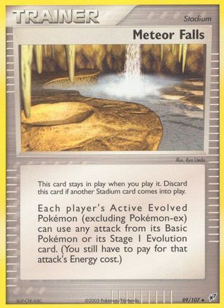 Meteor Falls - Reverse Holofoil Deoxys - Uncommon