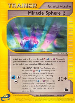 Miracle Sphere Beta - Reverse Holofoil Skyridge - Uncommon