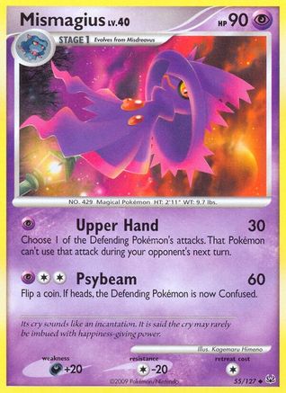 Mismagius 055/127 - Reverse Holofoil Platinum - Uncommon