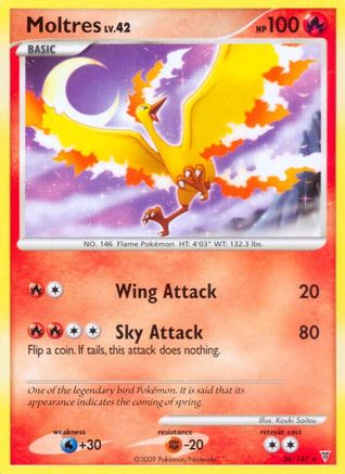 Moltres (36) - Reverse Holofoil Supreme Victors - Rare