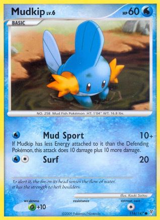 Mudkip 116 - Reverse Holofoil Supreme Victors - Common