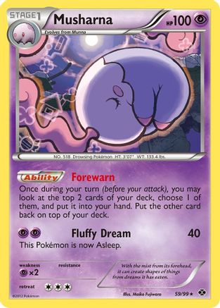 Musharna - Reverse Holofoil Next Destinies - Rare