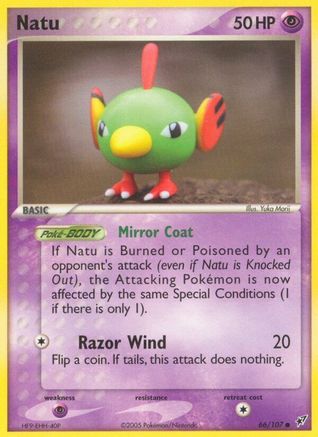 Natu 066 - Reverse Holofoil Deoxys - Common