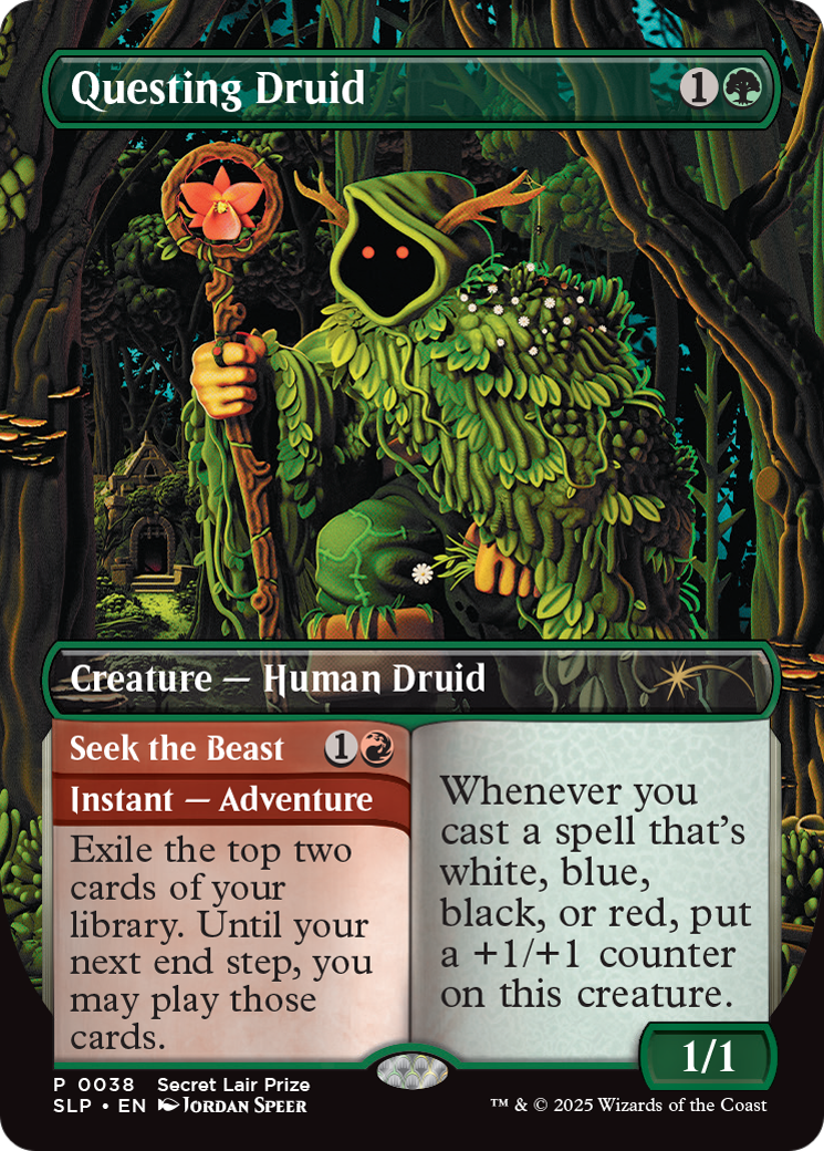 Questing Druid (SLP-038) - Secret Lair Showdown Foil