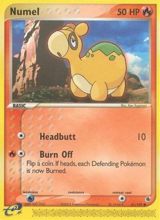 Numel 061 - Reverse Holofoil Ruby and Sapphire - Common
