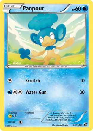 Panpour - Reverse Holofoil Black and White - Common