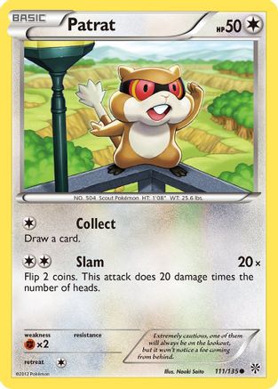 Patrat (111) - Reverse Holofoil Plasma Storm - Common