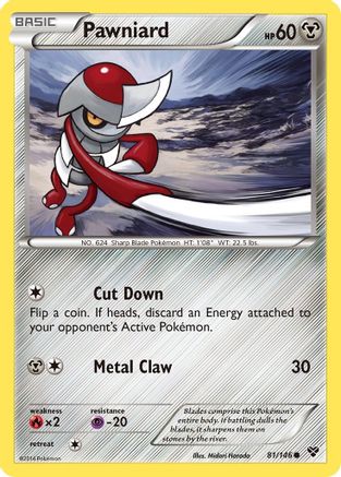 Pawniard - Reverse Holofoil XY Base Set - Common