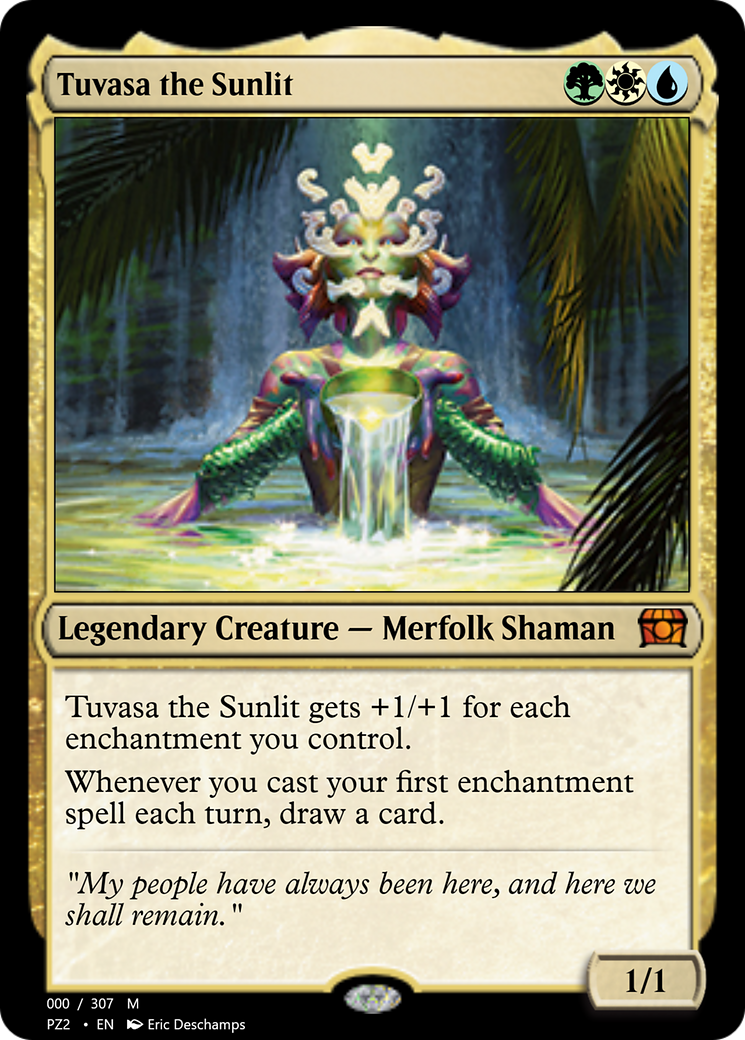 Tuvasa the Sunlit (PZ2-70691) - Treasure Chest Foil