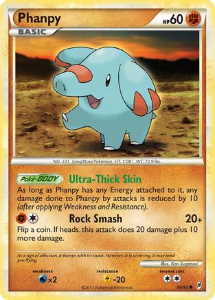 Phanpy 066 - Reverse Holofoil Call of Legends - Common