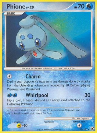 Phione (27) - Reverse Holofoil Majestic Dawn - Rare