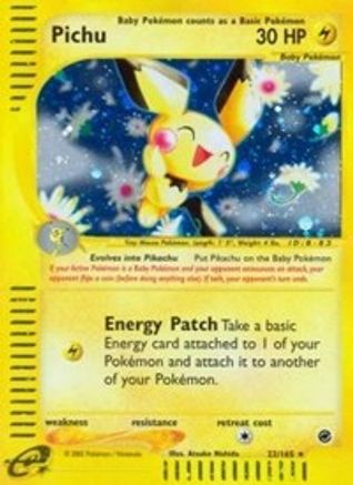 Pichu (22) - Holofoil Expedition - Holo Rare