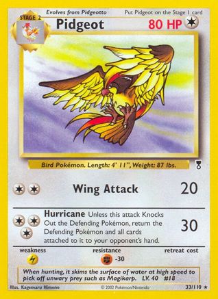 Pidgeot Legendary Collection - Rare