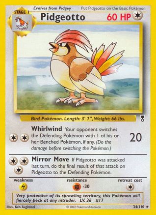 Pidgeotto Legendary Collection - Rare