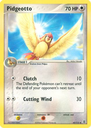 Pidgeotto/112 FireRed & LeafGreen - Uncommon