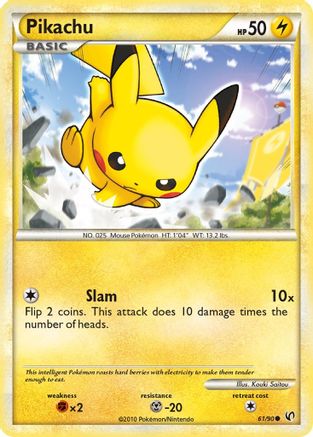 Pikachu 061 Undaunted - Common