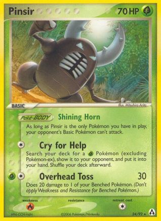 Pinsir - Reverse Holofoil Legend Maker - Rare