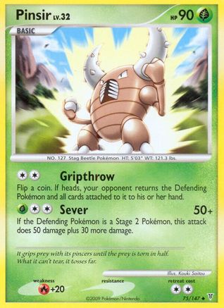 Pinsir - Reverse Holofoil Supreme Victors - Uncommon