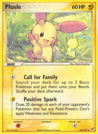 Plusle - Reverse Holofoil Deoxys - Uncommon