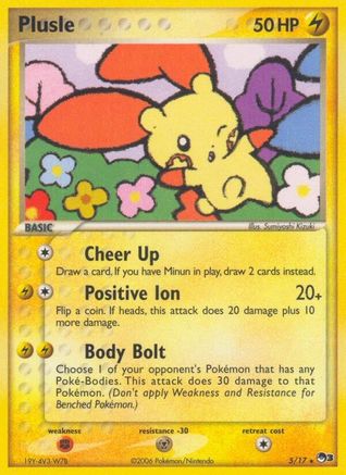 Plusle - Holofoil POP Series 3 - Rare