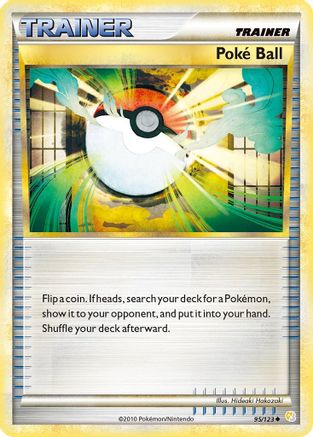 Poke Ball 095 - Reverse Holofoil HeartGold SoulSilver - Uncommon