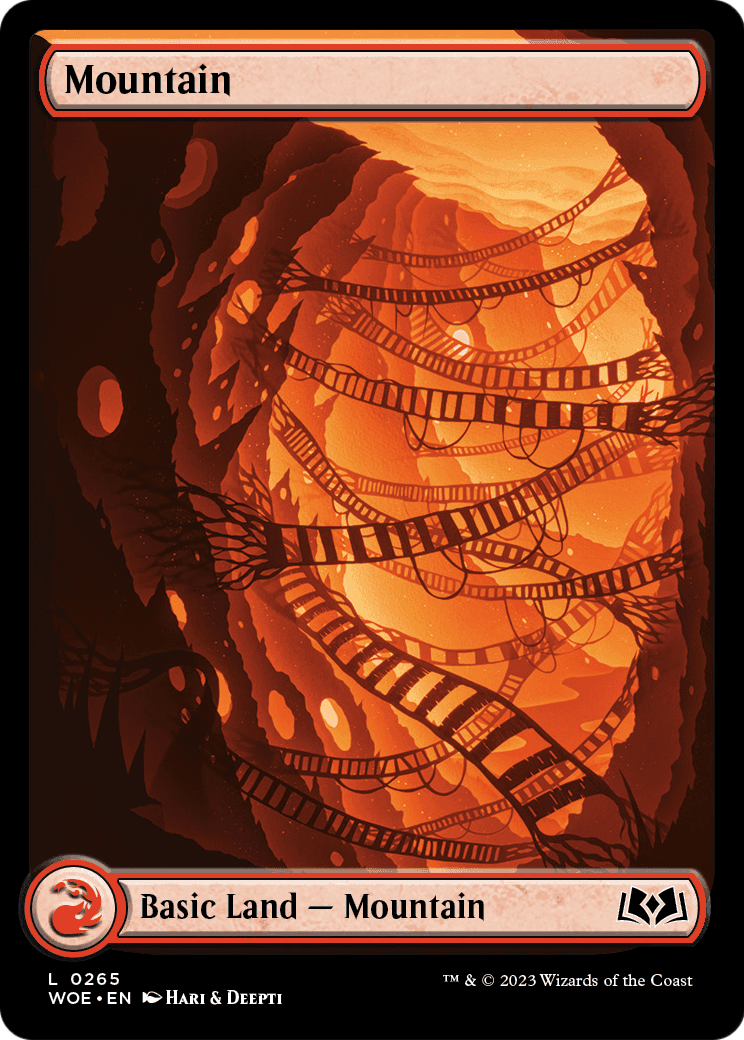 Mountain (0265) (WOE-265) - Wilds of Eldraine: (Full Art)
