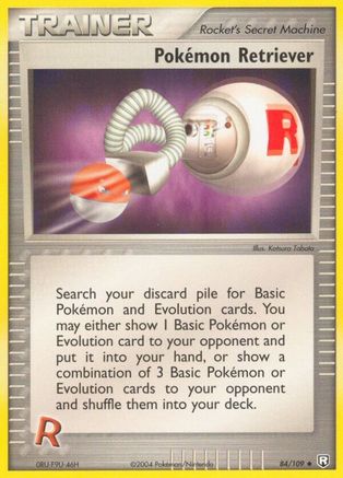 Pokemon Retriever 084 - Reverse Holofoil Team Rocket Returns - Uncommon