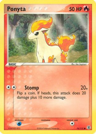 Ponyta 076/112 FireRed & LeafGreen - Common