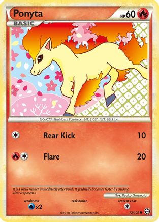 Ponyta 072 Triumphant - Common