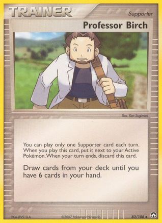 Professor Birch - Reverse Holofoil Power Keepers - Uncommon