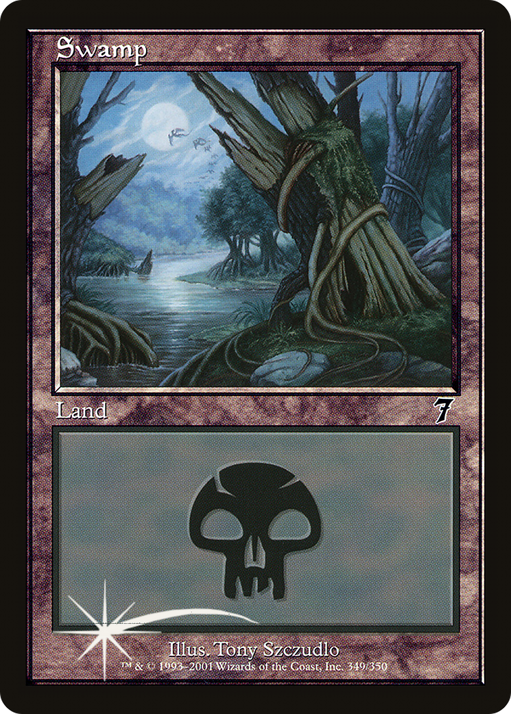 Swamp (7ED-349★) - 7th Edition Foil