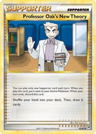 Professor Oak's New Theory 083 - Reverse Holofoil Call of Legends - Uncommon