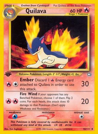 Quilava (46) (46) 046 - 1st Edition Neo Genesis - Uncommon