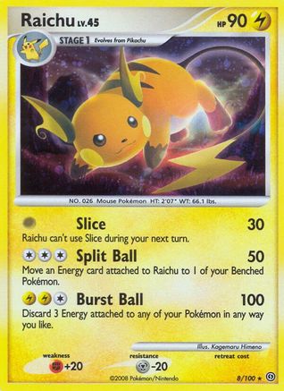 Raichu - Holofoil Stormfront - Holo Rare