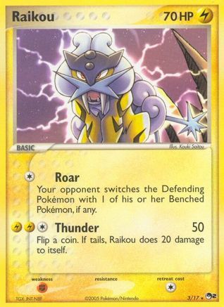 Raikou/017 - Holofoil POP Series 2 - Rare