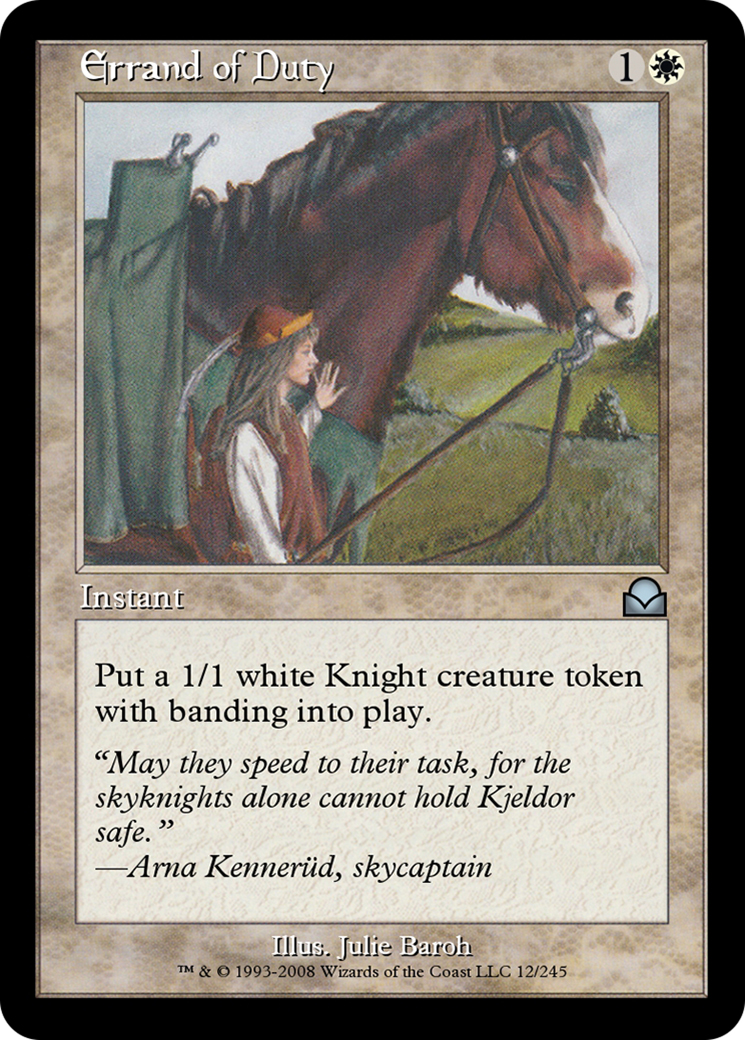 Errand of Duty (ME2-012) - Masters Edition II Foil